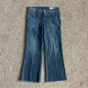 Diesel Sand-Kick Denim Cropped Jeans Womens Size 29